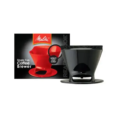 Pour-Over Coffee Brewer Ready Set Joe 1 cups Black Black Pour-Over Coffee Brewer Ready Set Joe 1 cups Black Black