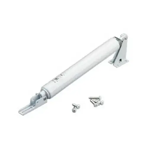 Door Closer White Aluminum Pneumatic White Door Closer White Aluminum Pneumatic White