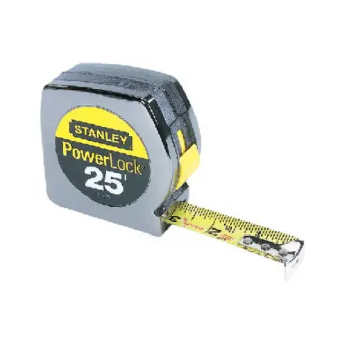 Tape Measure PowerLock 25 ft. L X 1" W Chrome Tape Measure PowerLock 25 ft. L X 1" W Chrome