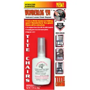 Wonderlok 'Em W2081 Glue Tite Chairs Super Strength 0.7 oz Clear