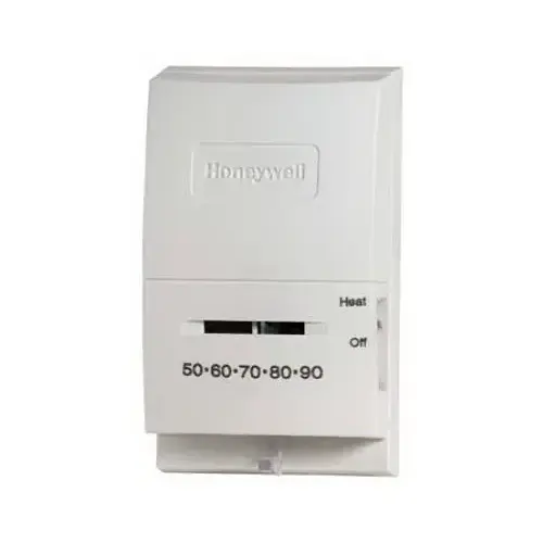 Non-Programmable Thermostat, 750 mV White Non-Programmable Thermostat, 750 mV White