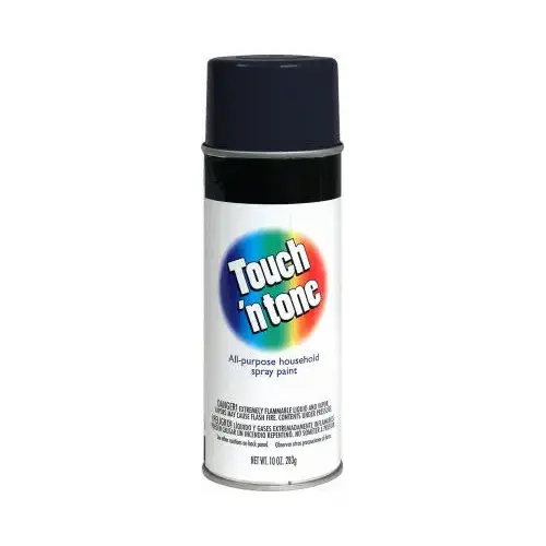 Spray Paint, Semi-Gloss, Black, 10 oz, Aerosol Can Spray Paint, Semi-Gloss, Black, 10 oz, Aerosol Can