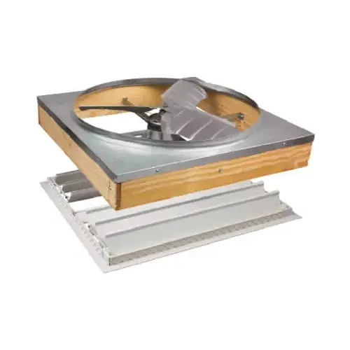 Whole House Fan 24" H X 27" W X 27" L Silver Silver Whole House Fan 24" H X 27" W X 27" L Silver Silver