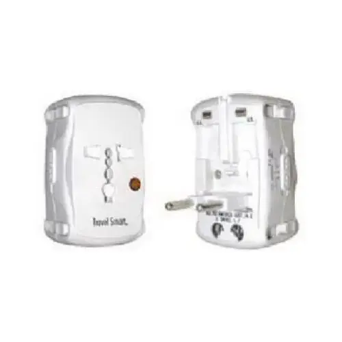 Adapter Plug In Type A/B/C/E/F/G For Worldwide White Adapter Plug In Type A/B/C/E/F/G For Worldwide White