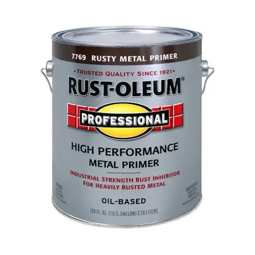 Rusty Metal Primer, Flat, Red Primer, 1 gal - pack of 2