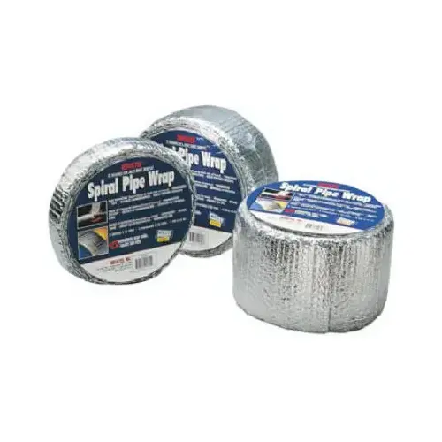 Pipe Wrap 24.5" S X 25 L Aluminum Silver - pack of 12