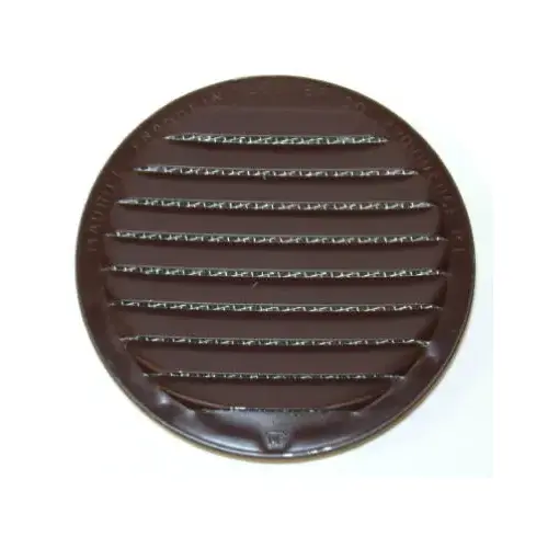 RLB-100 4 Screen Louver, 4-5/8 in W, Aluminum, Brown - pack of 4