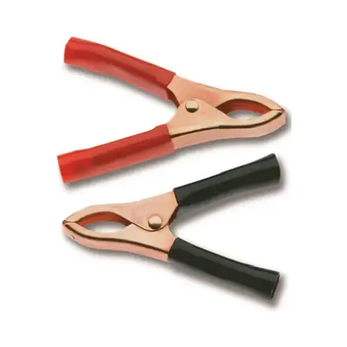 Battery Clamps Copper Wire Multicolored Multicolored Pair