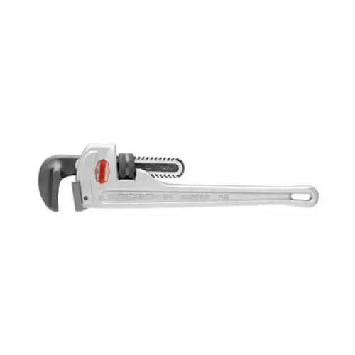14 In. Aluminum Pipe Wrench Silver 14 In. Aluminum Pipe Wrench Silver