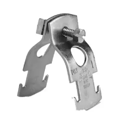 1/2 In. Gold Galvanized Electroplated Zinc Universal Pipe Clamp