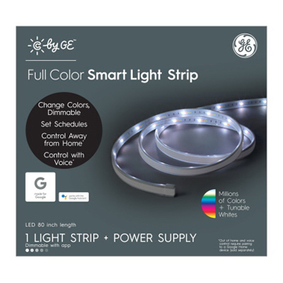 C by GE 93103488 Smart Light Strip 80" L Color Changing Plug-In LED Color Changing