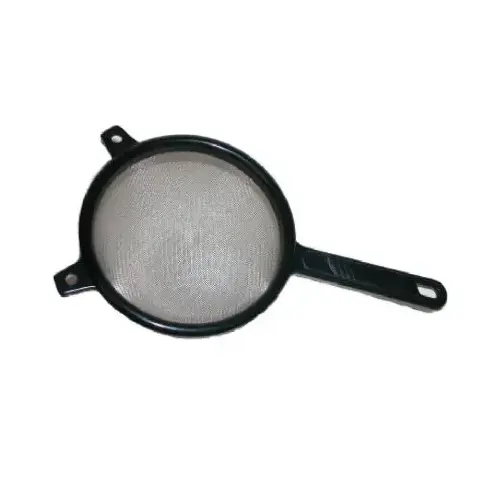 Strainer, Stainless Steel Mesh Wire, 5-1/2 In. Black Strainer, Stainless Steel Mesh Wire, 5-1/2 In. Black