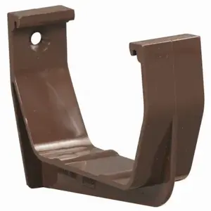 Amerimax T1519 Exterior Hook Bracket 5.75" H X 3.25" W X 5" L Brown Vinyl U Brown