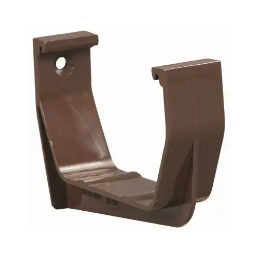 Exterior Hook Bracket 5.75" H X 3.25" W X 5" L Brown Vinyl U Brown
