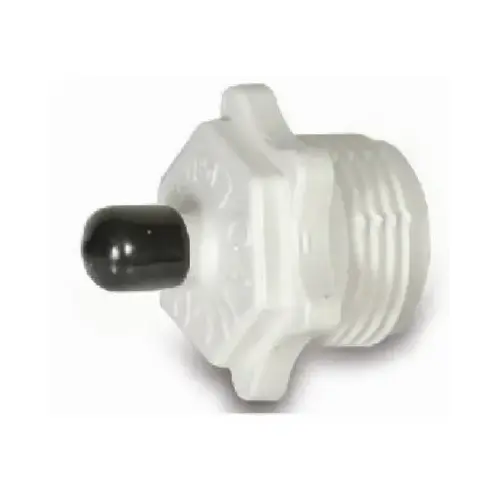 Blow Out Plug, Plastic White Blow Out Plug, Plastic White