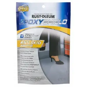 Rust-Oleum 279847 Anti-Skid Additive, Solid, Solvent-Like, 3.4 oz, Pouch Clear