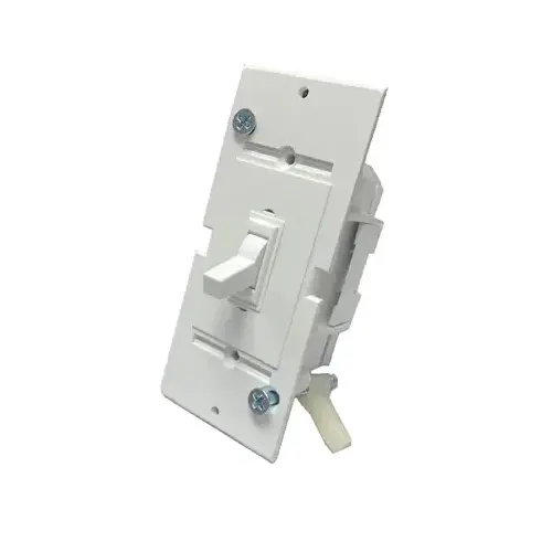 RV Single Conventional Switch 15 amps White