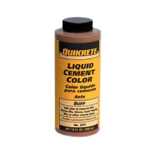Cement Colorant, Buff, Liquid, 10 oz Bottle