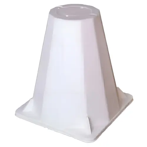 Plant Support 14" H X 12" W X 12" D White Foam White