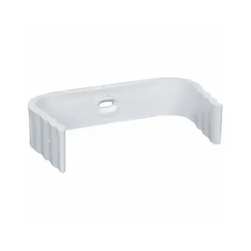 M0634 Series Downspout Band, Vinyl, White, Wall Mounting M0634 Series Downspout Band, Vinyl, White, Wall Mounting
