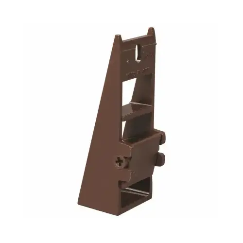 Fascia Fixer 11" H X 8" W X 7" L Brown Vinyl Contemporary Brown - pack of 50 Fascia Fixer 11" H X 8" W X 7" L Brown Vinyl Contemporary Brown - pack of 50