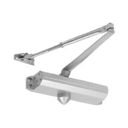 Commercial Door Closer, Aluminum Finish, Size 5