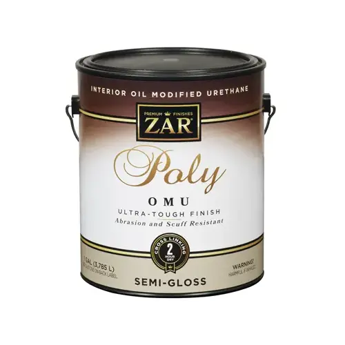 Polyurethane Ultra Max Semi-Gloss Clear Water-Based 1 gal Clear - pack of 2