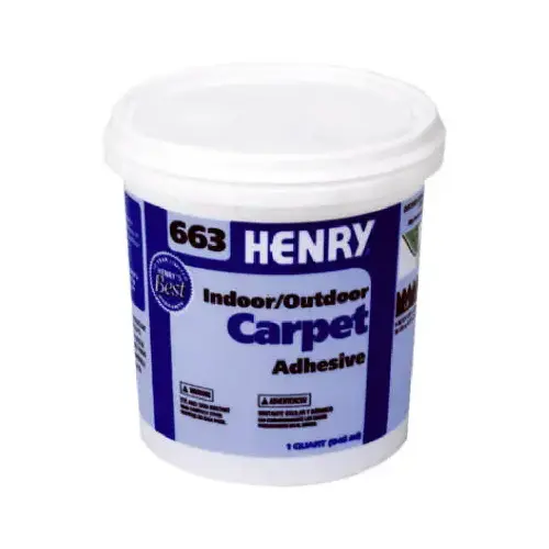 Adhesive 663 Outdoor Carpet High Strength Latex 1 qt Beige