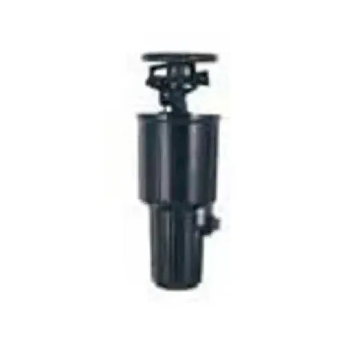 Sprinkler Head, 1/2 in Connection, 3 in H Pop-Up, PVC Black Sprinkler Head, 1/2 in Connection, 3 in H Pop-Up, PVC Black