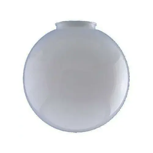 Light Shade, 6 in Dia, Globe, Polycarbonate, White - pack of 6 Light Shade, 6 in Dia, Globe, Polycarbonate, White - pack of 6