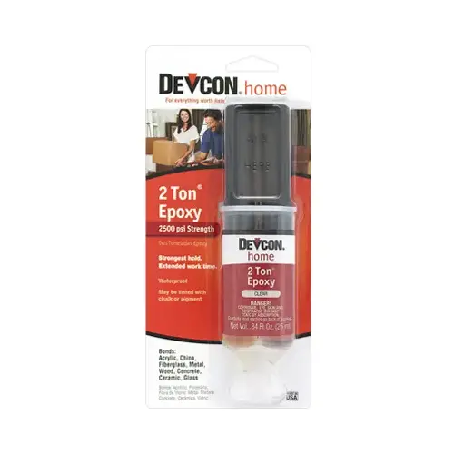 Epoxy, Liquid, Amber, 0.84 fl-oz Syringe - pack of 6