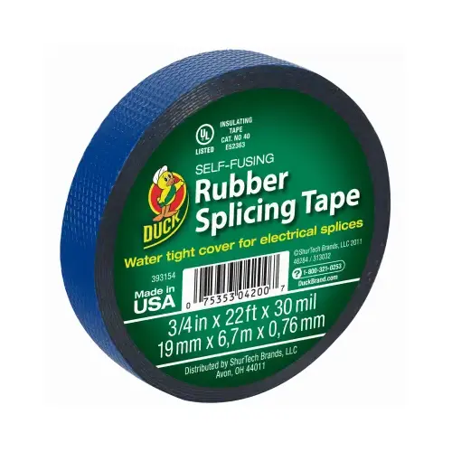 Splicing Tape 3/4" W X 22 ft. L Blue Rubber Blue Splicing Tape 3/4" W X 22 ft. L Blue Rubber Blue