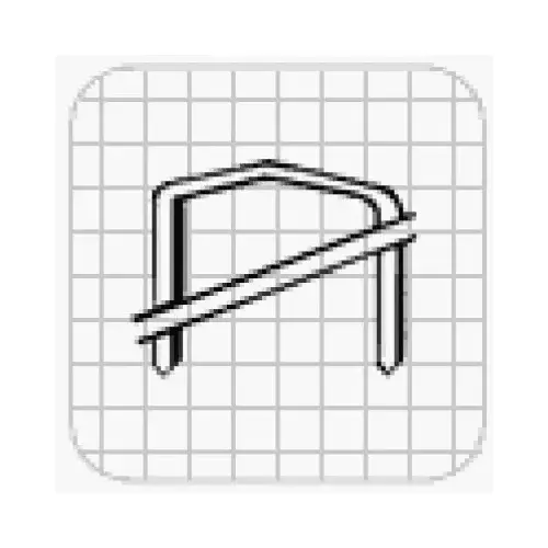 PowerCrown Crown Staple, 7/16 in W Crown, 1/4 in L Leg Gray - pack of 1000 PowerCrown Crown Staple, 7/16 in W Crown, 1/4 in L Leg Gray - pack of 1000