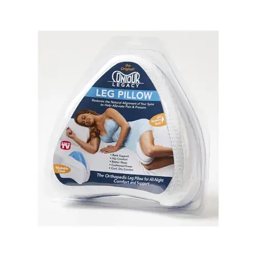 Pillow Leg Memory Foam Blue/White Pillow Leg Memory Foam Blue/White