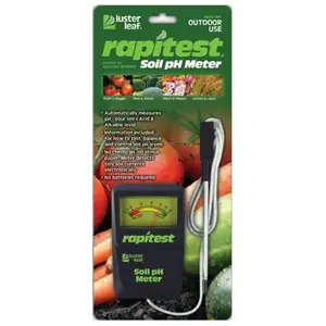 Luster Leaf 1840 Rapitest Soil pH Tester Black