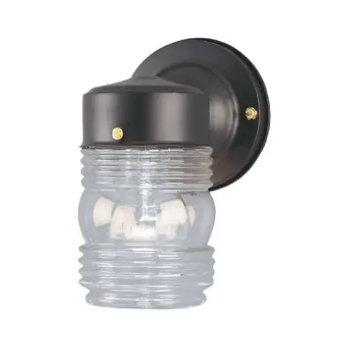 Jelly Jar Light Matte Black Switch Incandescent Matte Jelly Jar Light Matte Black Switch Incandescent Matte