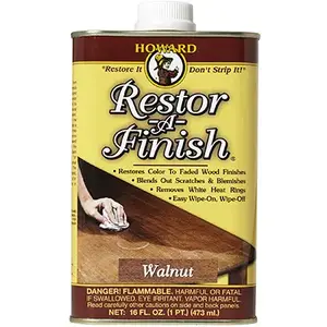 Howard RF4016 Restor-A-Finish 16 Oz. Walnut Wood Finish Restorer
