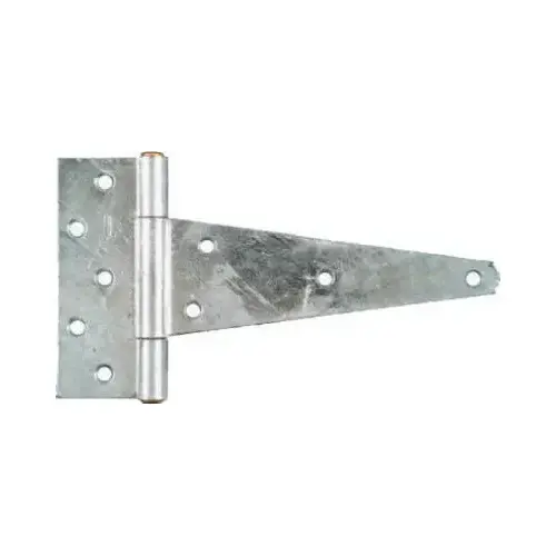 Extra Heavy Duty Gate T-Hinge, Galvanized, 8 In. Extra Heavy Duty Gate T-Hinge, Galvanized, 8 In.