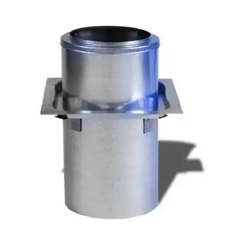 Firestop/Joist Shield, 8 in, Stainless Steel Silver Firestop/Joist Shield, 8 in, Stainless Steel Silver