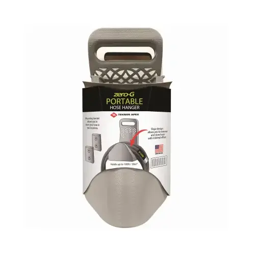 Hose Hanger Zero-G 100 ft. Gray Wall Mounted Gray