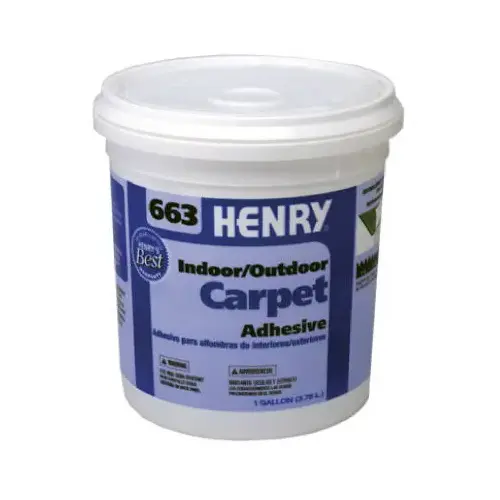 Adhesive 663 Outdoor Carpet High Strength Latex 1 gal Beige Adhesive 663 Outdoor Carpet High Strength Latex 1 gal Beige