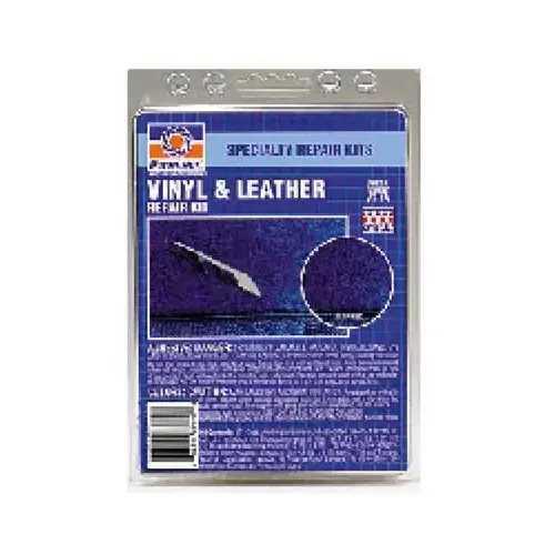 Vinyl and Leather Repair Kit, Liquid, Pungent, Clear