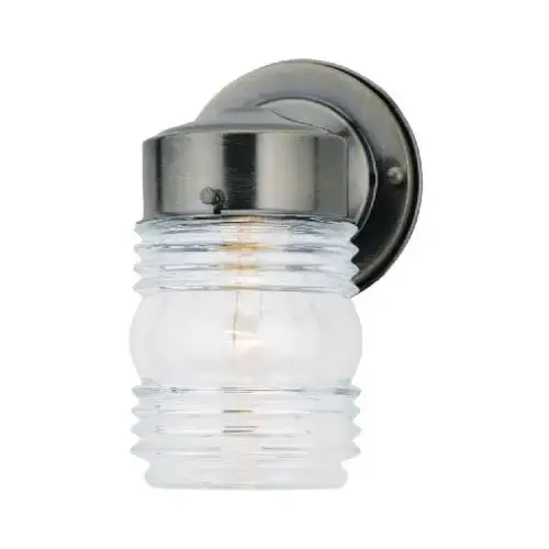 Wall Sconce 1-Light Antique Brass Clear Antique Brass Wall Sconce 1-Light Antique Brass Clear Antique Brass