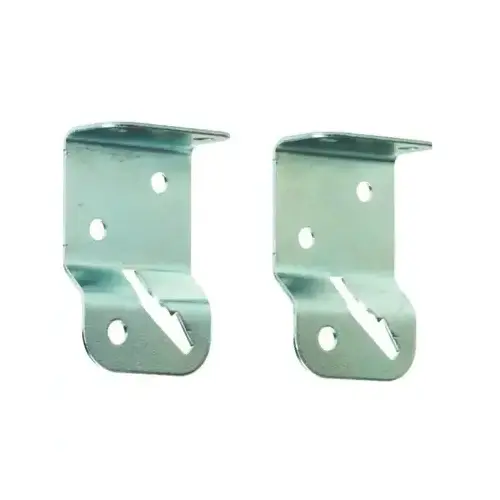 Universal Mount Roller Shade Bracket Silver Zinc Plated