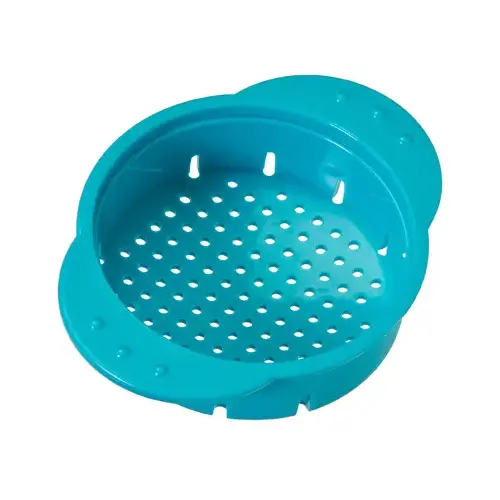 Can Colander Prepworks Teal Plastic Polished - pack of 6