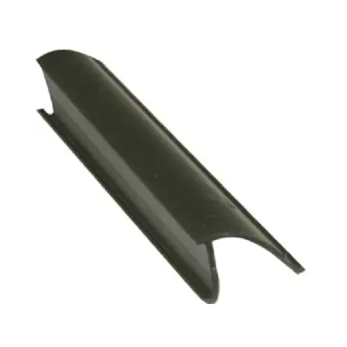 Glass Retainer, 19/32 in W, 3/8 in Thick, 72 in L, Vinyl, Black - pack of 25