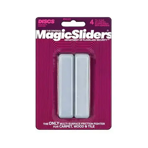 1 In. x 4 In. Rectangle Self Adhesive Furniture Glide,(4-Pack) Gray 1 In. x 4 In. Rectangle Self Adhesive Furniture Glide,(4-Pack) Gray