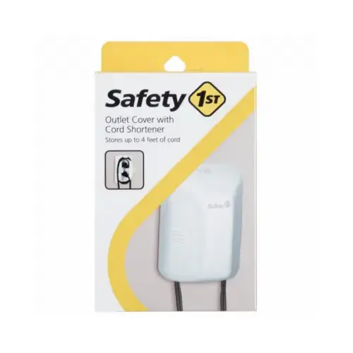 Outlet Cover White Plastic White - pack of 24