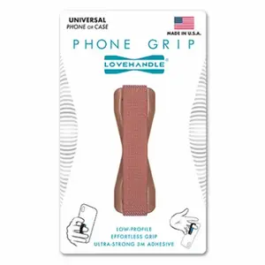 LoveHandle L-004-18 Phone Grip Pink Solid Rose For All Mobile Devices Pink