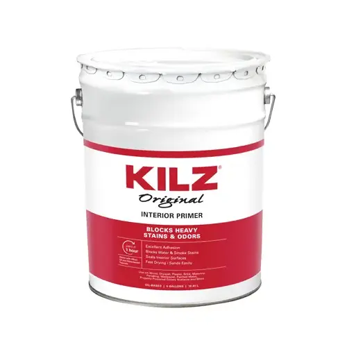 Oil Primer Original White Flat Oil-Based Alkyd 5 gal White Oil Primer Original White Flat Oil-Based Alkyd 5 gal White